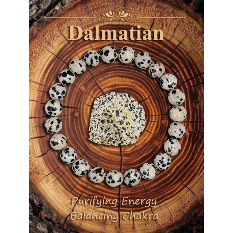 Dalmatiner-Steinarmband: Energieausgleich & spiritueller Schutz