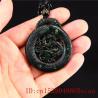 Jade-Phönix-Anhänger-Halskette - Authentisches chinesisches Amulett