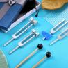 Tuning Forks Set (128-528Hz) for Sound Healing & Chakra Massage
