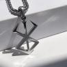 Ciondolo con runa Berserker | Collana con amuleto nordico in acciaio inossidabile