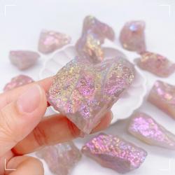 Rosenquarz-Schmuck & Dekoration: Natürlich, hohe Qualität