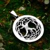 Collana con ciondolo runico dell'albero della vita in acciaio inossidabile Beier