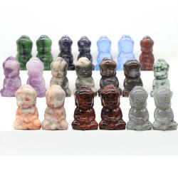 Mini-Buddha-Statuen: Natursteine ​​für Wohndekoration & Spiritualität