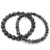 Bracelets en labradorite et larvikite | Cristaux de guérison, bijoux pour couples