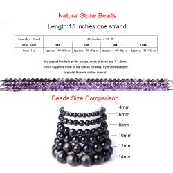 Bracelets en labradorite et larvikite | Cristaux de guérison, bijoux pour couples