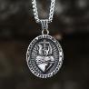 Vintage Sacred Heart Necklace - 316L Stainless Steel Pendant