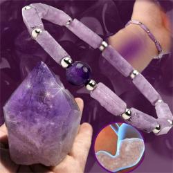 Amethyst Energy Bracelet for Women: Stress Relief & Healing