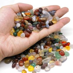 Gravier de cristal d'agate coloré : Reiki et décoration intérieure