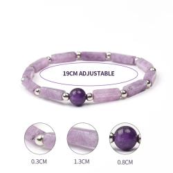 Amethyst Energy Bracelet for Women: Stress Relief & Healing