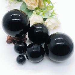Siyah Obsidyen Küre: Kristal Şifa ve Reiki Dekorasyonu
