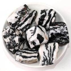 Pietra naturale di zebra: cristallo curativo grezzo per diffusori e decorazioni