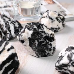 Pietra naturale di zebra: cristallo curativo grezzo per diffusori e decorazioni