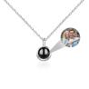 Collana con foto personalizzata: Proietta il tuo amore (100 lingue)