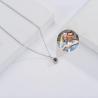 Collana con foto personalizzata: Proietta il tuo amore (100 lingue)