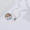 Collana con foto personalizzata: Proietta il tuo amore (100 lingue)