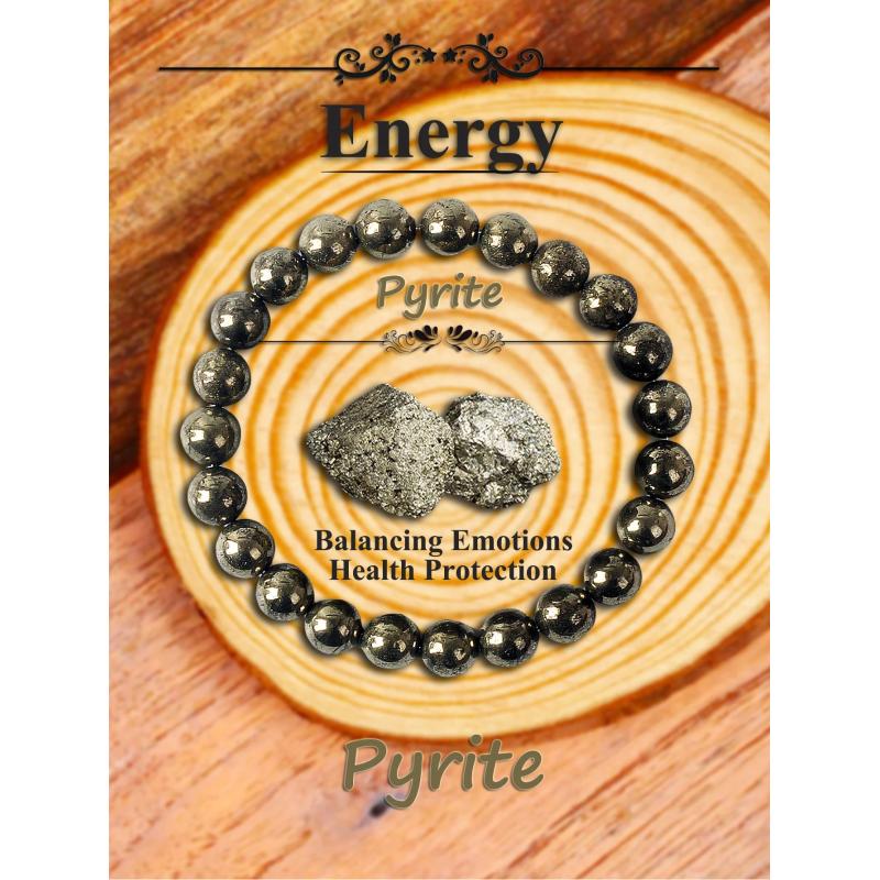 Pyrite Bead Bracelets: Healing Energy & Spiritual Jewelry