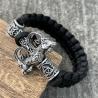 Wikinger-Armband mit Thor-Hammer Mjölnir-Rune – Herren & Damen