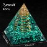 Ornements pyramidaux en turquoise et malachite | Cadeaux d'aura en pierre naturelle