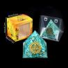 Ornements pyramidaux en turquoise et malachite | Cadeaux d'aura en pierre naturelle