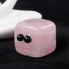 Cube sculpté en améthyste : Cadeau de soin Reiki et de décoration intérieure