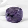 Cube sculpté en améthyste : Cadeau de soin Reiki et de décoration intérieure