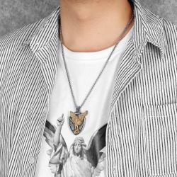 Pendentif Bouclier de Saint Michel Archange - Bijou de Protection et de Foi