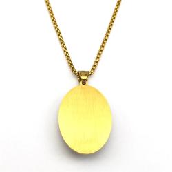 Collier avec médaille de Saint Charbel | Cadeau orthodoxe