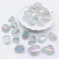 Cristalli di quarzo trasparente con glitter galvanici - Reiki Guarigione e Casa ...