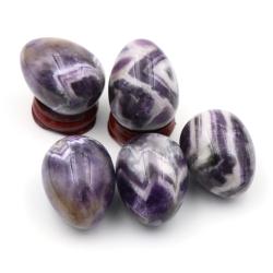 Uova di Yoni di Ametista: Cristalli Curativi Naturali per Chakra e Reiki