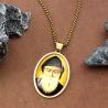 Collier avec médaille de Saint Charbel | Cadeau orthodoxe
