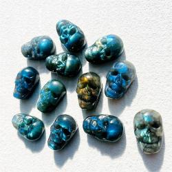 Teschio di labradorite: cristalloterapia mistica e decorazione