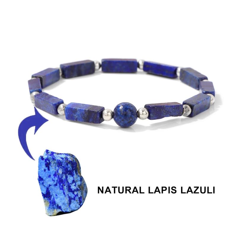Lapis Lazuli Gemstone Bracelet for Healing & Wellness