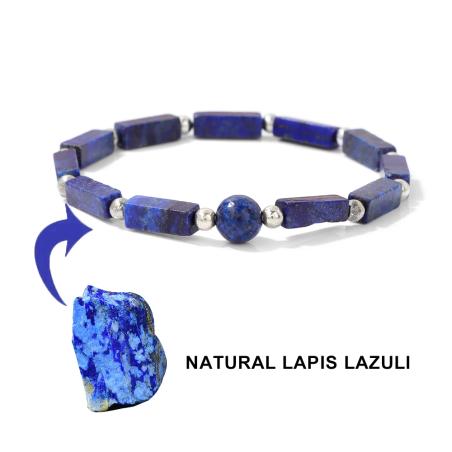 Lapis Lazuli Gemstone Bracelet for Healing & Wellness