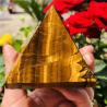 Tigerauge-Pyramidenspitze: Natürlicher Heilkristall