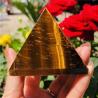 Tigerauge-Pyramidenspitze: Natürlicher Heilkristall