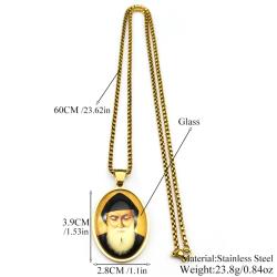 Collier avec médaille de Saint Charbel | Cadeau orthodoxe