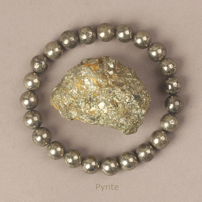 Armband aus natürlichem Pyrit: Fördert die Durchblutung und die Energie
