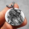 Halskette mit Jesus-Anhänger aus Edelstahl | Christliches Geschenk