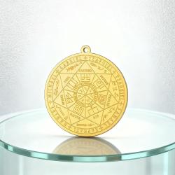 Anhänger aus Edelstahl mit Erzengel- und Siegelmotiv