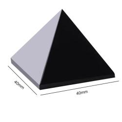 Doğal Obsidyen Piramit: Reiki Enerji Taşı Dekorasyonu