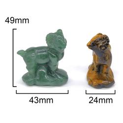 Handgeschnitzte Ziegenquarz-Kristallstatuen | Feng Shui & Chakra