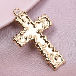 Vergoldete Kreuz- und Ankh-Anhänger | DIY-Schmuckzubehör