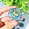 Sculpture de cristal de labradorite rose - Bijoux en pierres précieuses et lithothérapie