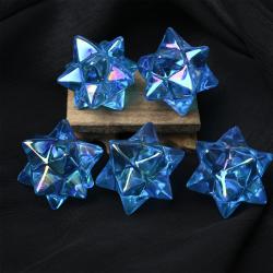 Étoile de cristal d'énergie bleue - Décoration pour aquarium et donjon