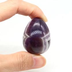 Amethyst Yoni Egg: Chakra Balancing & Reiki Healing