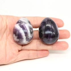 Amethyst Yoni Egg: Chakra Balancing & Reiki Healing