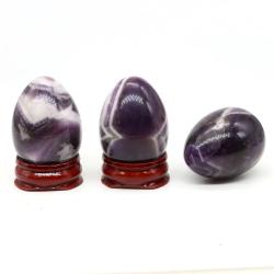 Amethyst Yoni Egg: Chakra Balancing & Reiki Healing