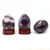 Amethyst Yoni Egg: Chakra Balancing & Reiki Healing