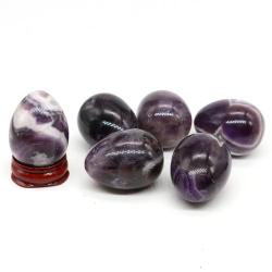 Amethyst Yoni Egg: Chakra Balancing & Reiki Healing