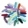 Amethyst- und Achat-Kristallset: 5 sechseckige Steine ​​zum Basteln und Dekorieren